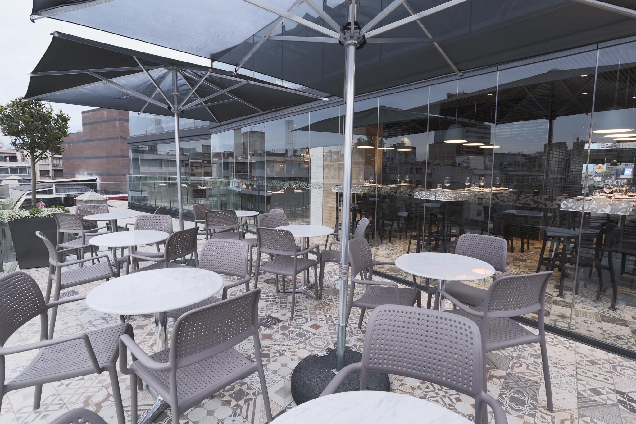 호텔 쿰브레스 라스타리아 산티아고 외부 사진 The restaurant